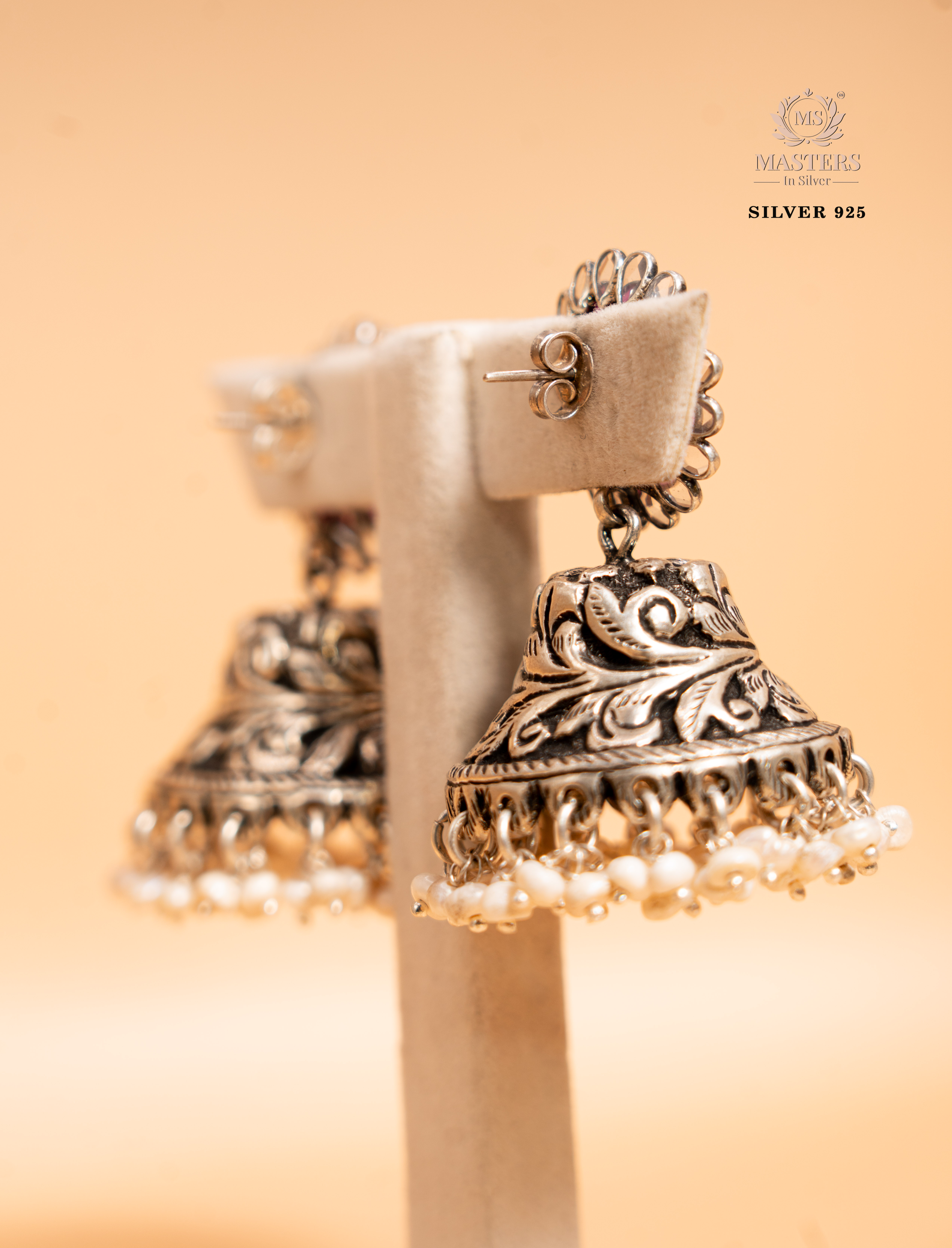 Jhumki original export quality silver 925