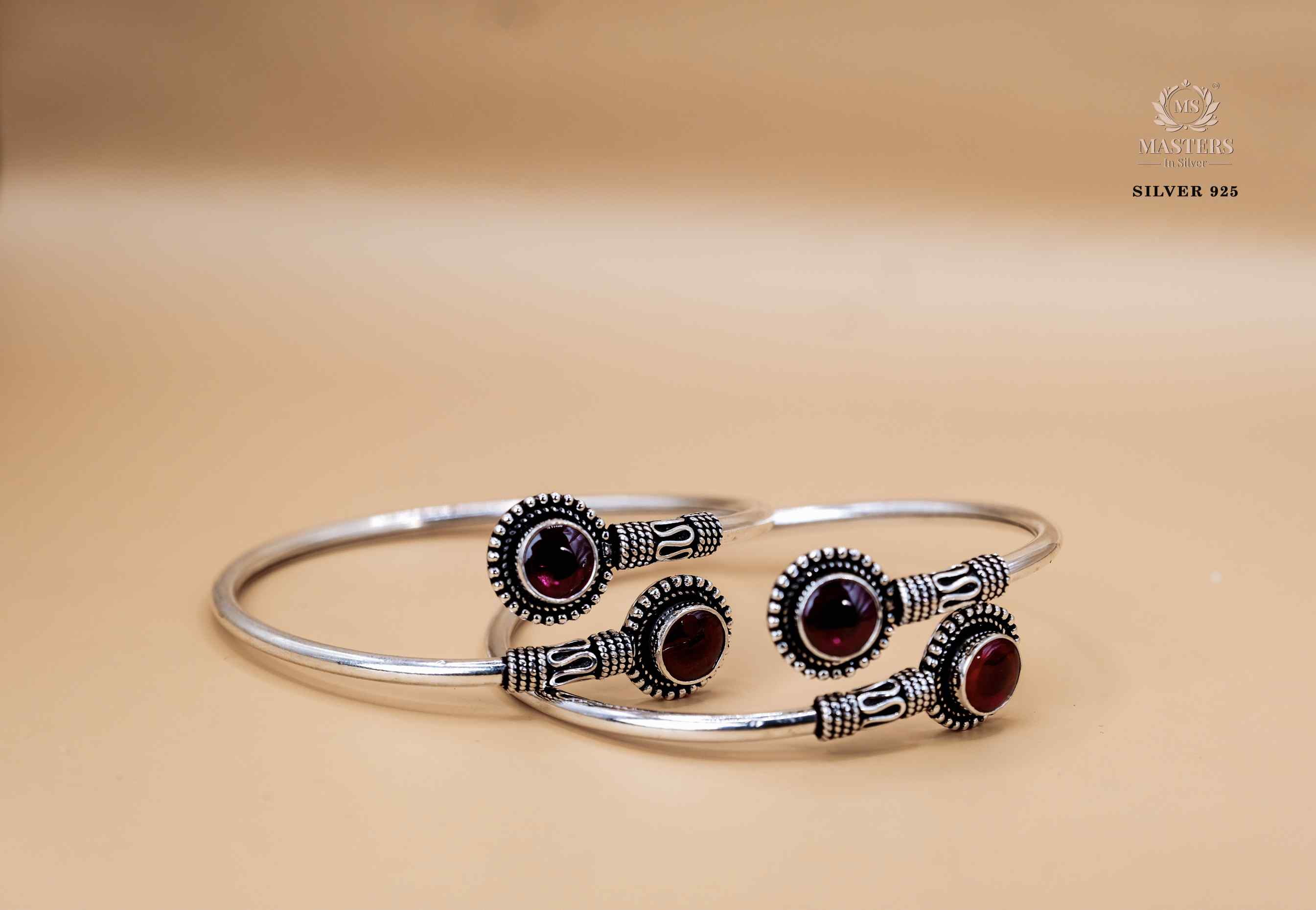 KADA OXIDISED GIRLS CUTSTONE PINK 1 pc.