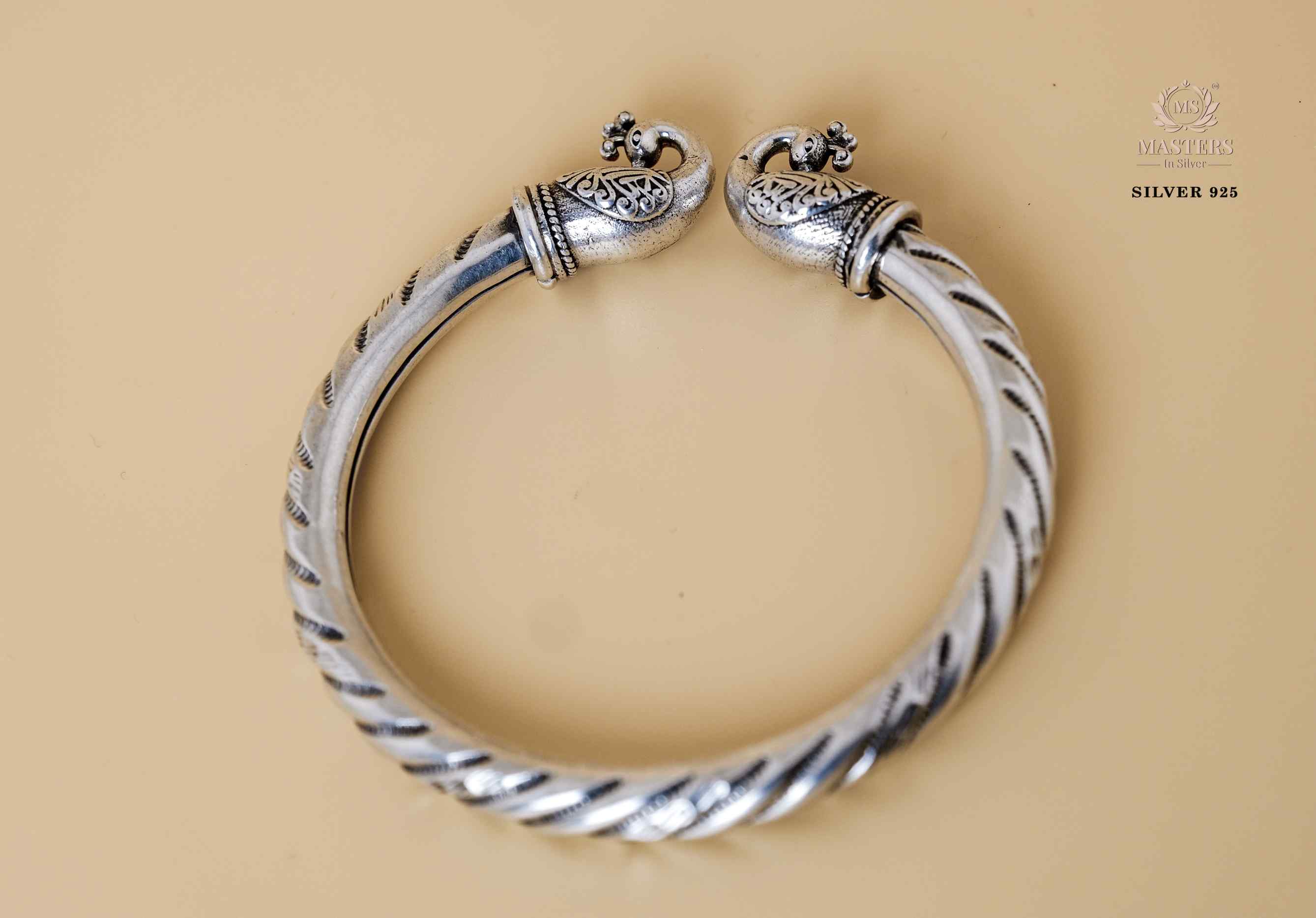 OXIDISED PEAHEN BRACELET/KADA REGULAR USE