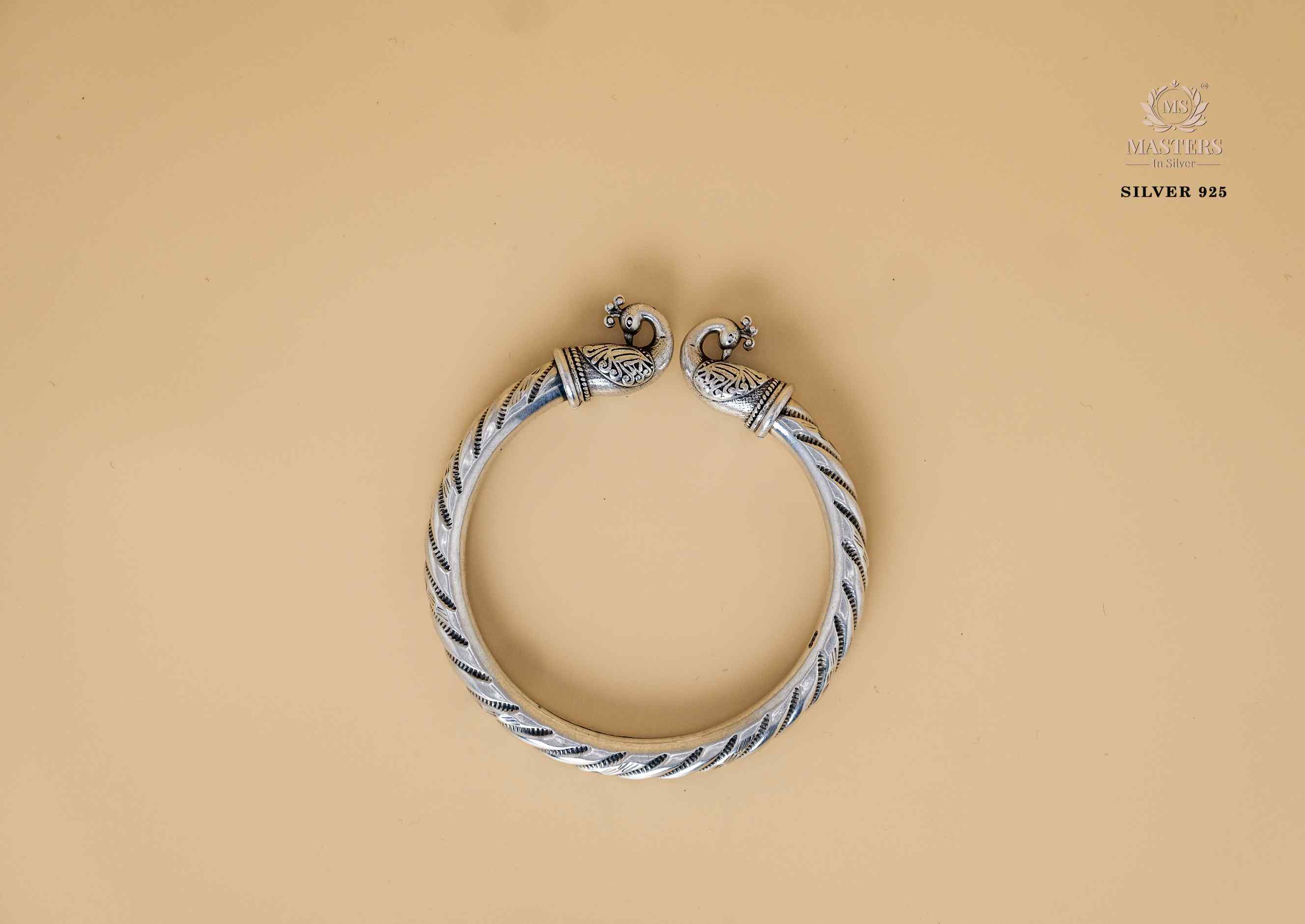 OXIDISED PEAHEN BRACELET/KADA REGULAR USE
